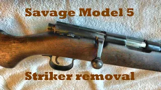 Savage 5 Bolt Disassembly; Savage Model 5 Accidental Discharges