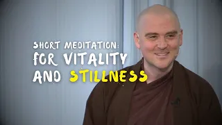 Short Meditation for Vitality and Stillness (audio) | Brother Phap Linh