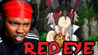 NOW WHO IS RED EYE?!? *FIRST TIME REACTING* BURST EVOLUTION EPISODE 16-17 | BEYBLADE REACTION