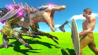 MUTATED Dinosaur EATS People - Animal Revolt Battle Simulator