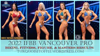 2022 IFBB Vancouver Pro Fitness, Figure, Bikini and Bikini Masters Results