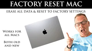 How to RESET MAC to FACTORY SETTINGS (New & Old Macs) Erase All Data.