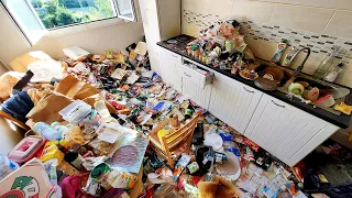 😱The house is so messy that anyone unaware might think it's been burglarized.🥴 Best House Cleaning💪