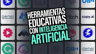 10 Herramientas INCREÍBLES con INTELIGENCIA ARTIFICIAL para educación