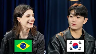 Korean Men Goes On A Date With A Brazilian Woman For the First Time!!