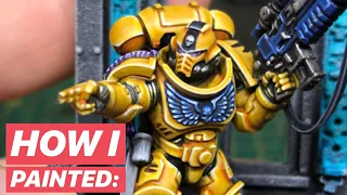 How I Paint: Yellow Space Marines - Doom Warrior - Primaris - Tutorial - Warhammer 40k