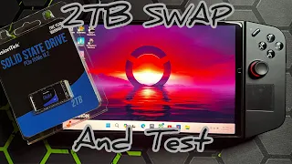 Legion Go 2TB NVME swap and Read/Write Test