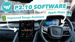 Polestar 2: Latest Software with New Range Assistant, Apple Maps and Waze Tested in Practice (P2.10)