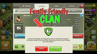 How to create FAMILY FRIENDLY Clan in clash of clans | Millan king #cocclan