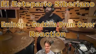 El Estepario Siberiano's Drum Cover of Eminem's Godzilla Reaction