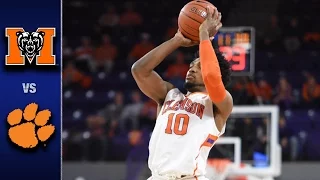 Clemson vs. Mercer Men's Basketball Highlights (2016-17)