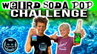 Weird soda taste test challenge