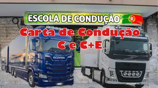 Carta de Condução de Pesados (C e C+E) em Portugal - Quanto custa e o que é preciso?