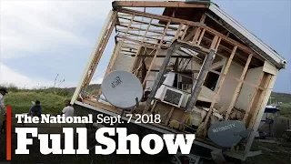 The National for Thursday September 7, 2017: Irma thrashes Caribbean, giant telescope,  ViewPoints