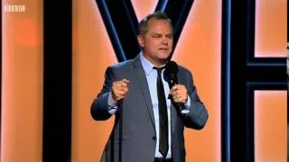 Jack Dee on Scottish Independence and sings a song called 'Sorry we got on your tits'!