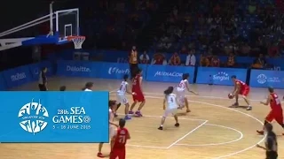 Basketball Womens Vietnam vs Malaysia (Day 10) | Highlights | 28th SEA Games Singapore 2015