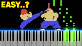 Yie Ar Kung Fu - Fight Theme | EASY Piano Tutorial