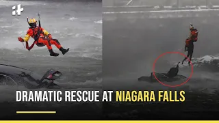 Viral Video: Dramatic Rescue At Niagara Falls Ends Tragically