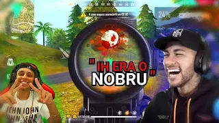 Nobru encontra neymar jogando free fire?