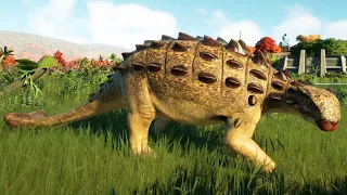 Jurassic World Evolution 2 - Euoplocephalus Gameplay (PS5 UHD) [4K60FPS]