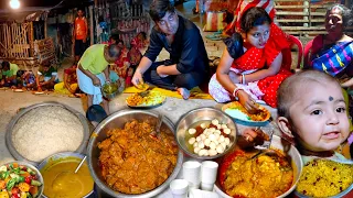 My Village Life - Night Birthday Celebrate। Cooking Village Food For People। Matka Chicken, Mug Dal