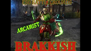 Crazy King madness and an immortal tank.  Brakkish Master PVP Tank - Arcanist ESO