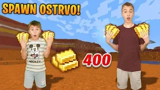 ISTRAŽUJEMO NAŠE SPAWN OSTVRO + 400 GOLDA!- Minecraft Preživljavanje sa Mladjim Bratom