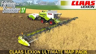 Farming Simulator 17 CLAAS LEXION ULTIMATE MAP PACK