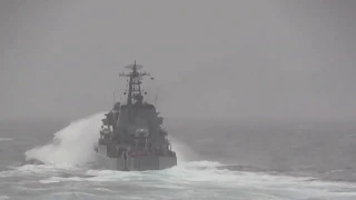 Russia's Northern Fleet Conducts Live Firing Drills In Barents Sea