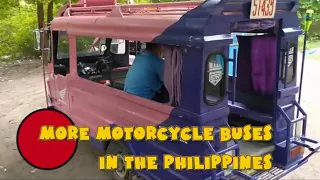 More Motorcycle Buses in the Philippines.