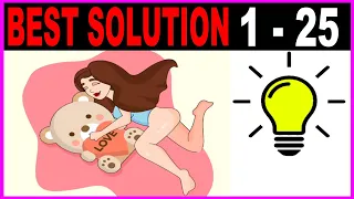 Delete Puzzle Erase Her Story hidden Love level 1 to 25 Full Game Answers - Bad Girl All Levels