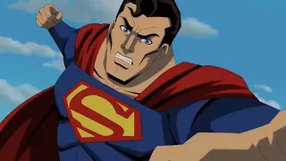 Injustice (animation ending scene) - Superman Earth 1 vs  Superman Earth 22 [Fight Scene]