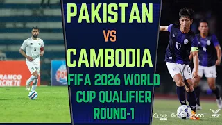 Pakistan V Cambodia I FIFA 2026 World Cup Qualifier Round #1. I Green&WhiteShirts