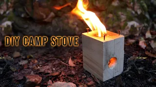 DIY Rocket Stove - No Fuel needed