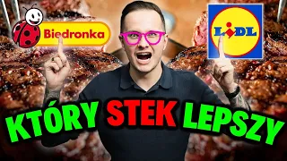 GOTOWY STEK Z BIEDRONKI vs. LIDLA vs. ZA 200 ZŁ - KTÓRY NAJLEPSZY?!