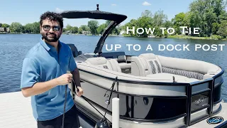 How to Tie a Boat to a Dock Post