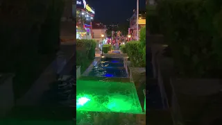 ЛЮБОПЫТНЫЙ ФОНТАН в ЦЕНТРЕ АЛАНЬИ НОЧЬЮ👍 FOUNTAIN IN ALANYA AT NIGHT #shorts