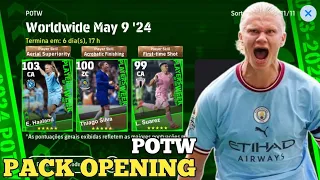 Haaland 103! PACK OPENING nos POTW no eFootball 2024 Mobile