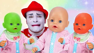 Беби Бон позеленела! Веселые видео с куклой Беби Анабель. Про куклы Как мама