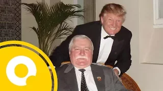 Wygwizdali Wałęsę przy Trumpie | OnetNews