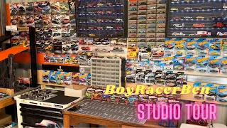 Hot Wheels BoyRacerBen Studio and Collection Tour! Fast and Furious collection!