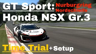 Gran Turismo Sport: Honda NSX Gr.3 - Nurburgring Nordschleife [w/ BoP] [6:35.828] + Setup