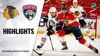 Blackhawks @ Panthers 01/19/21 | NHL Highlights