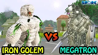 Iron Golem vs Megatron | Cartoon vs Hero [S2E1] | SPORE