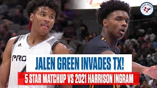 JALEN GREEN Invades TX! BATTLES Fellow 5 Star HARRISON INGRAM