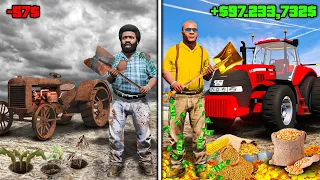 👨🏻‍🌾Passei de FAZENDEIRO POBRE para RICO no GTA 5!!