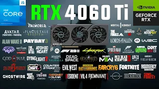 RTX 4060 Ti Test in 50 Games in 2024