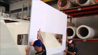 Upper front wall & roof panel assembly with Teroson MS939 by Henkel