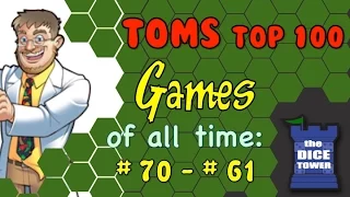 Tom Vasel's Top 100 Games of all Time (2014 Edition): 70 - 61