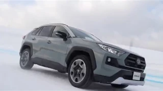 Toyota RAV4 Driving in the snow